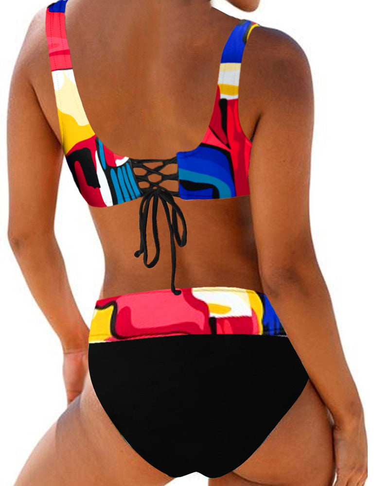 Eva - Fargerik bikini