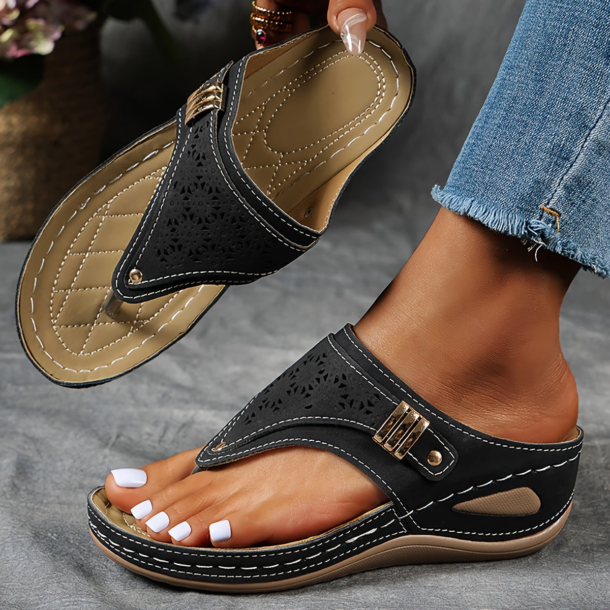 Aulikki™ | Elegante Kiilåkkersandaler for en Lett og Stilig Sommer