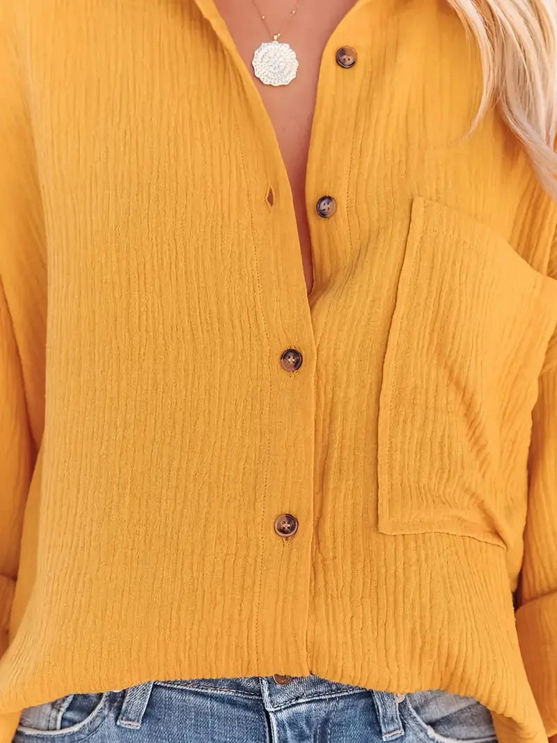 Shirley™ | Elegant og Allsidig V-halsbluse