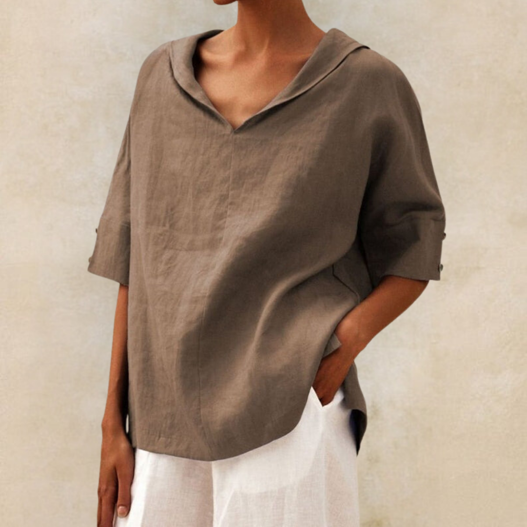 Eva™ | Løs Bluse med Loose Fit