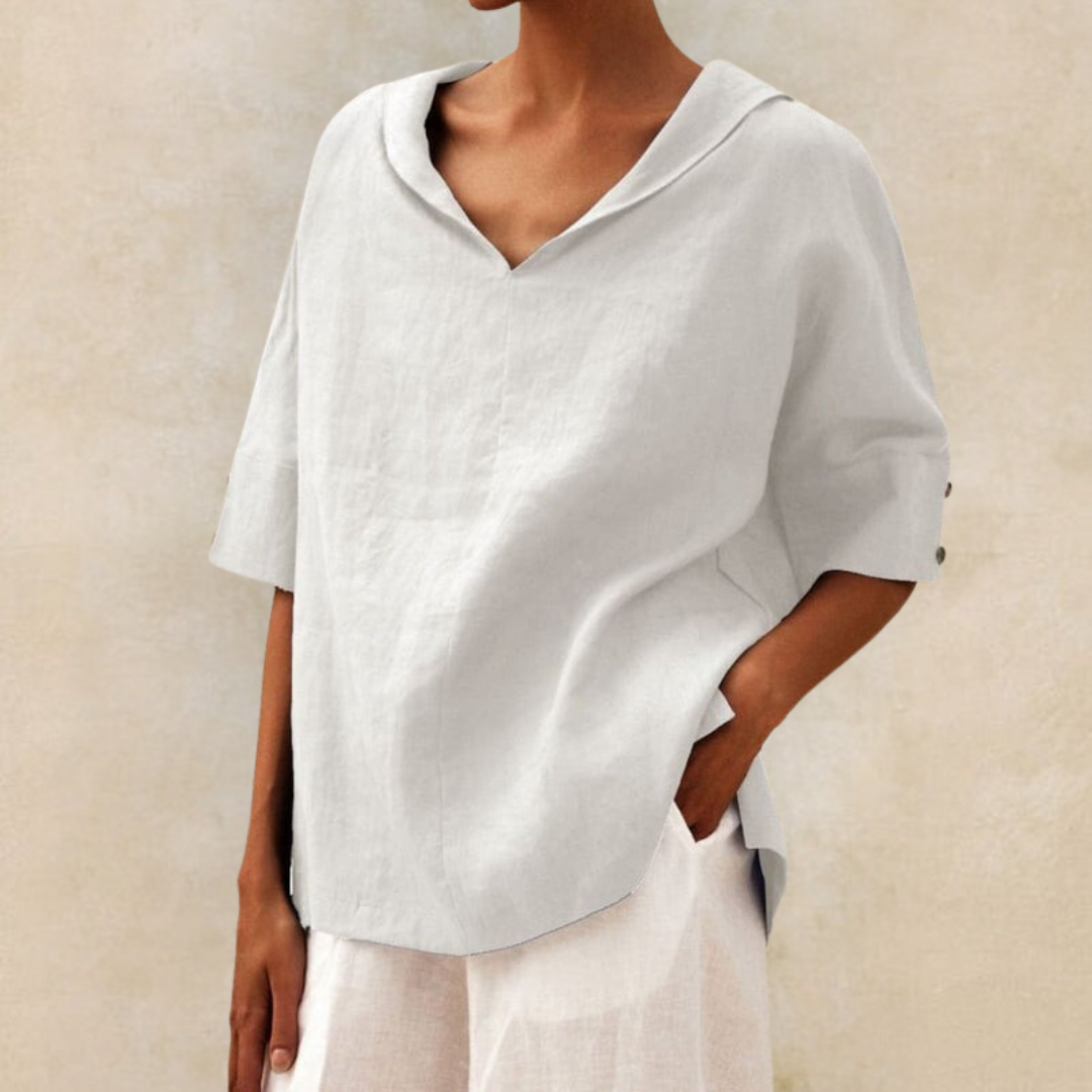Eva™ | Løs Bluse med Loose Fit