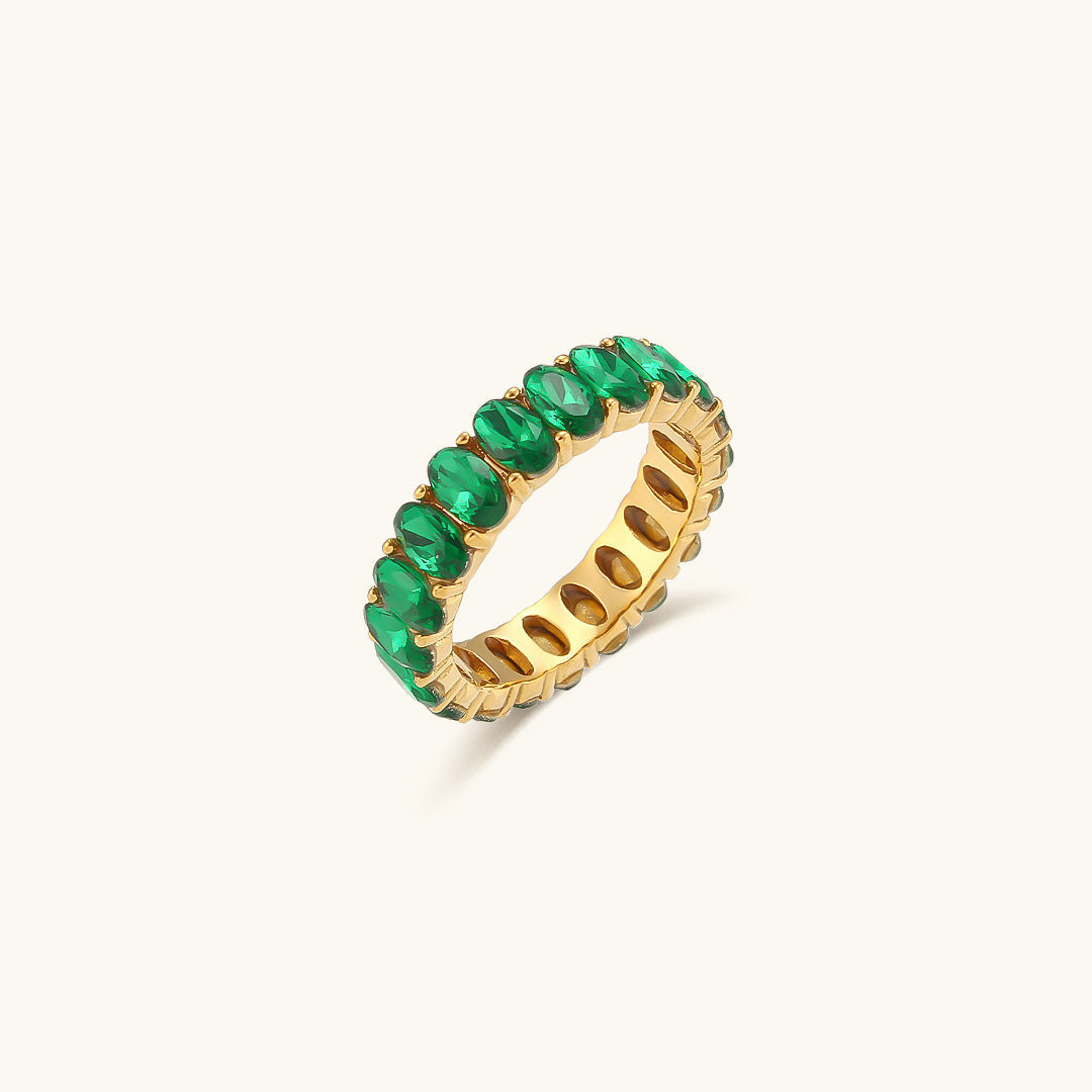 Antoinette Ring with Synthetic Diamond