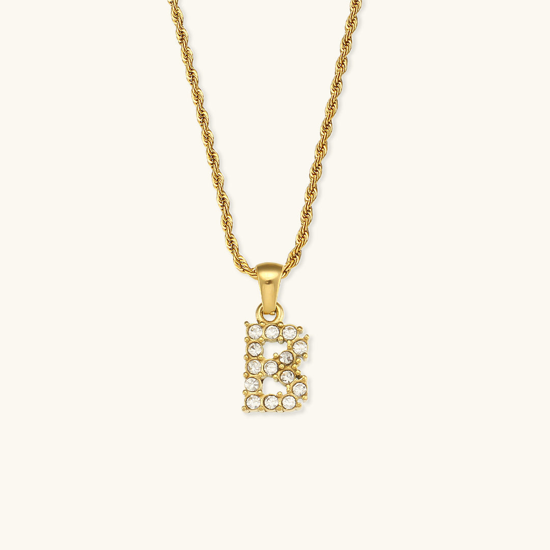 Initialer Diamantvedhæng fra Maeve
