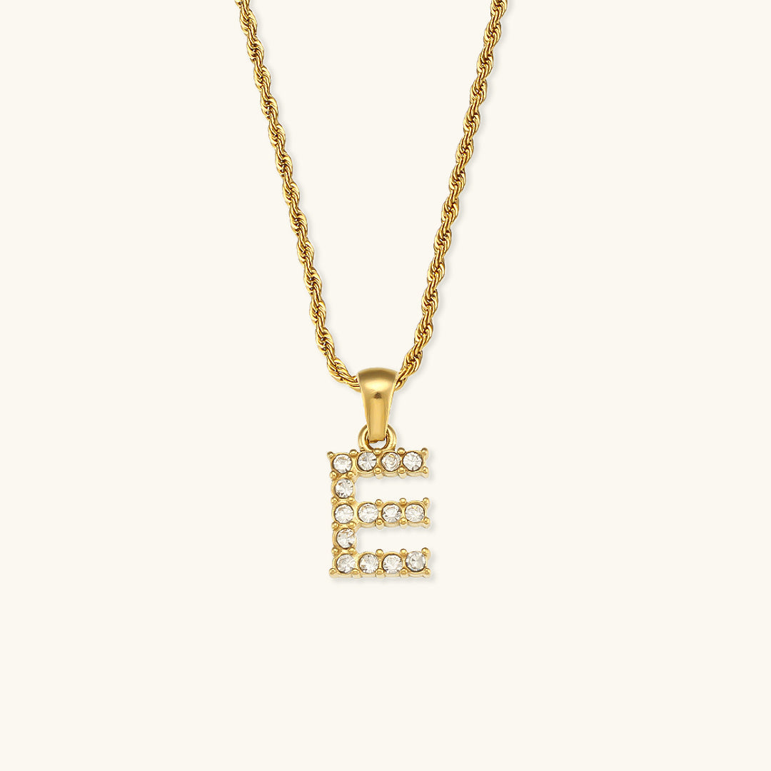 Initialer Diamantvedhæng fra Maeve