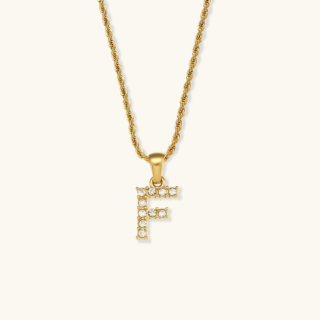Initialer Diamantvedhæng fra Maeve