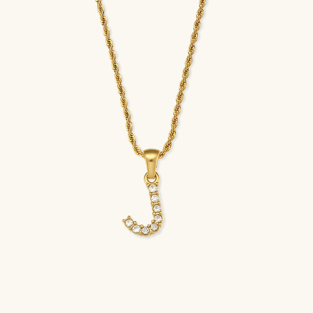 Initialer Diamantvedhæng fra Maeve