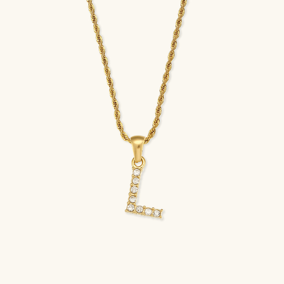 Initialer Diamantvedhæng fra Maeve