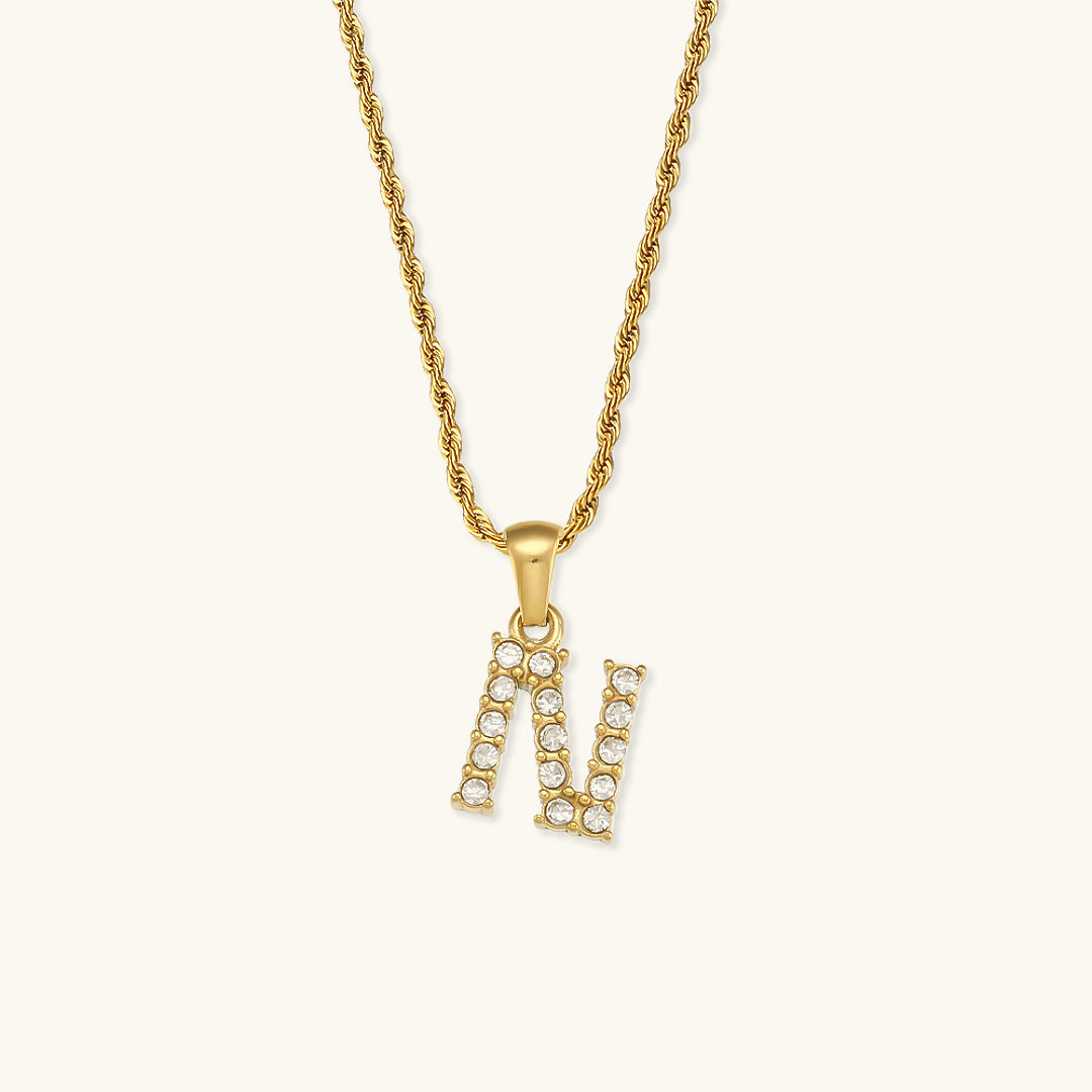 Initialer Diamantvedhæng fra Maeve