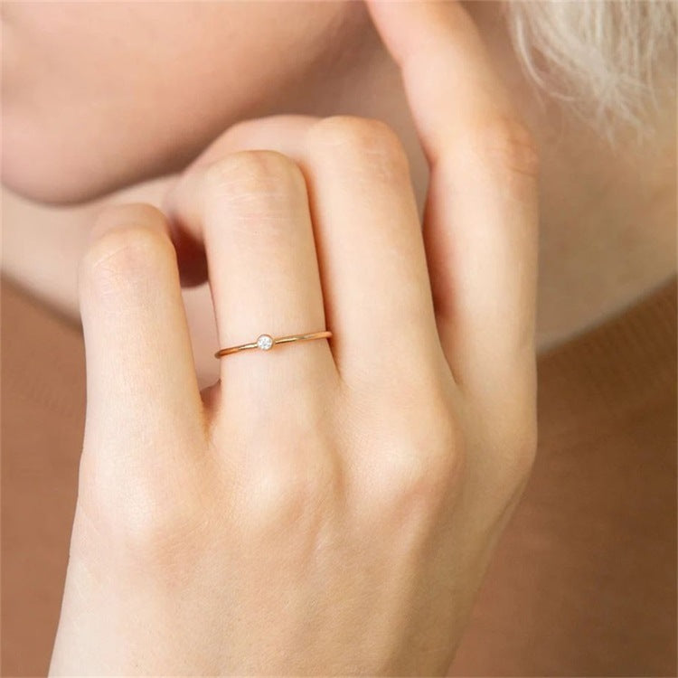 Amelia Ring med Äkta Sten