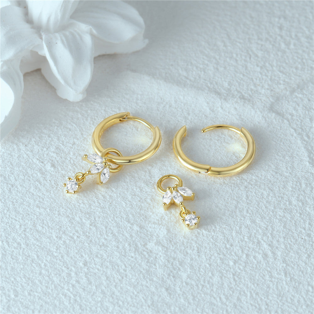 Brooke Elegante Detachable Earrings