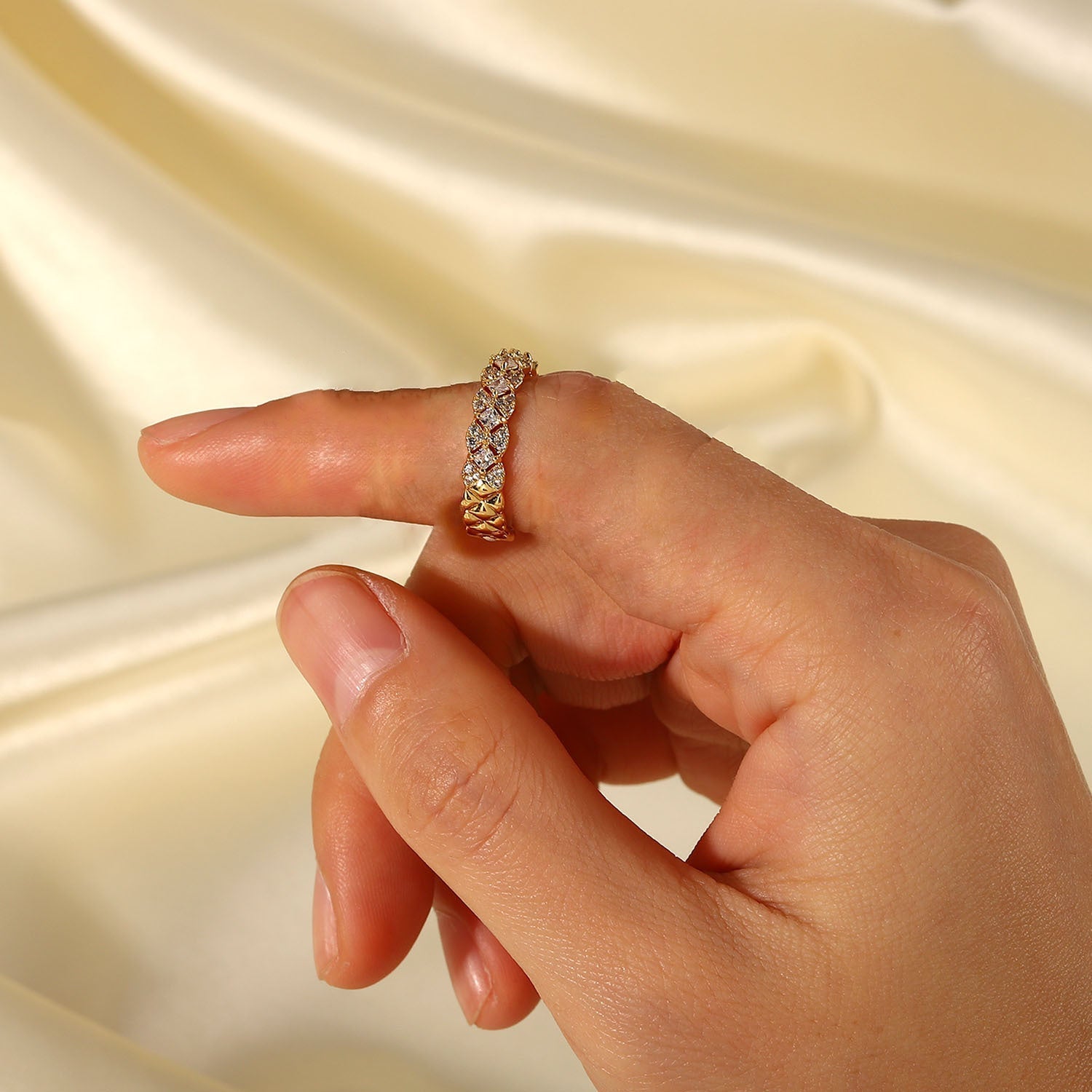 Camille Mustard Seed Ring