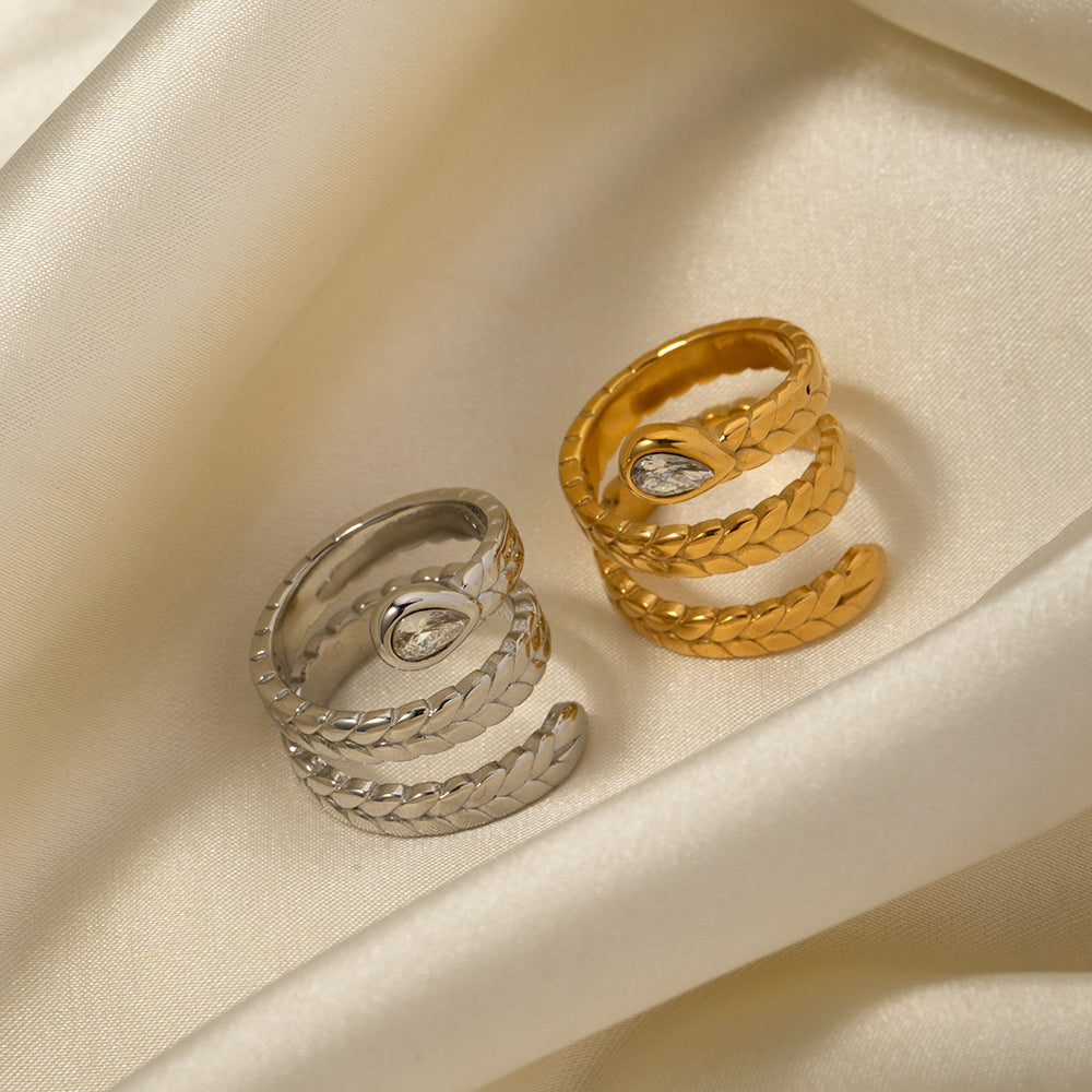 Davina Guld Drage Ring