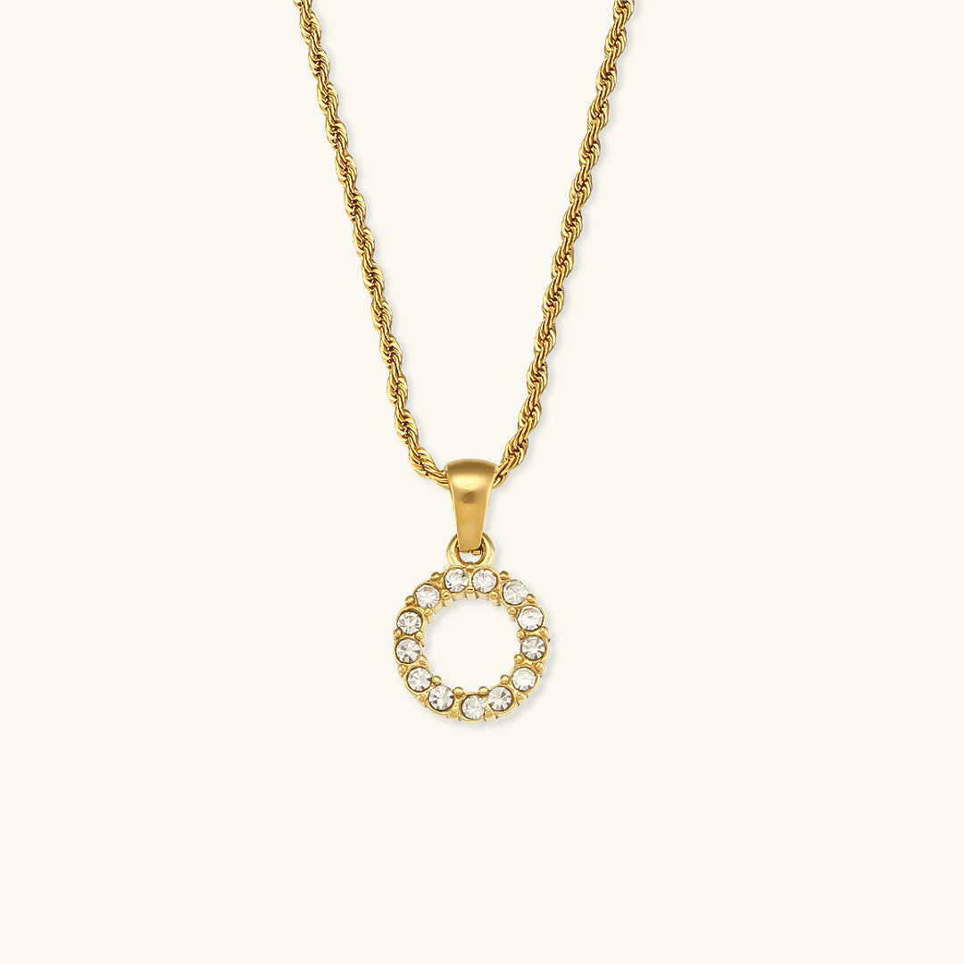 Initialer Diamantvedhæng fra Maeve