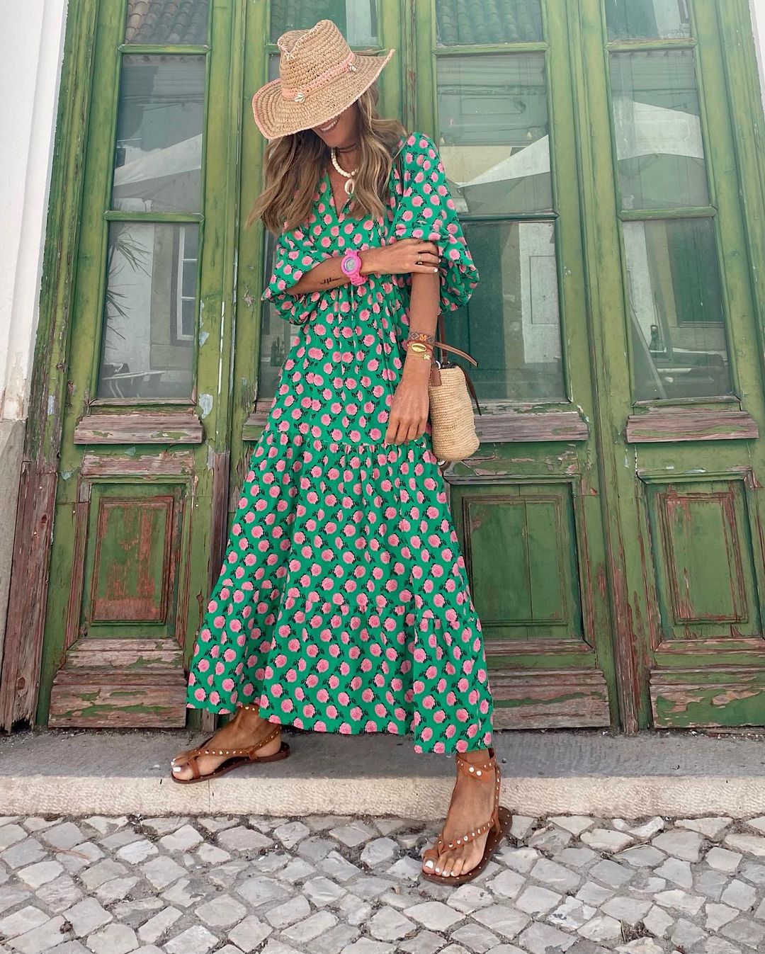 Fiona™ | Boho Chic Maxikjole