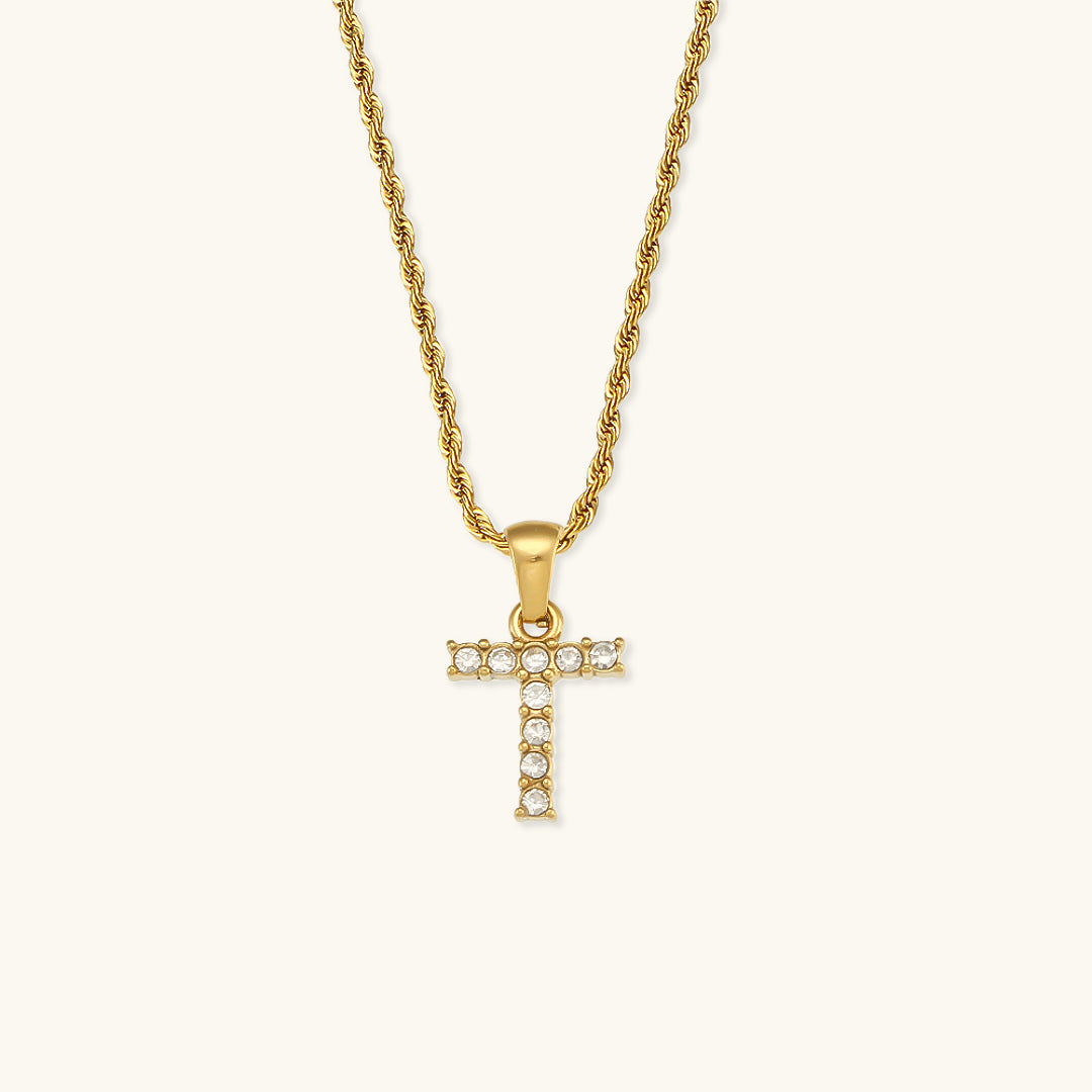 Initialer Diamantvedhæng fra Maeve