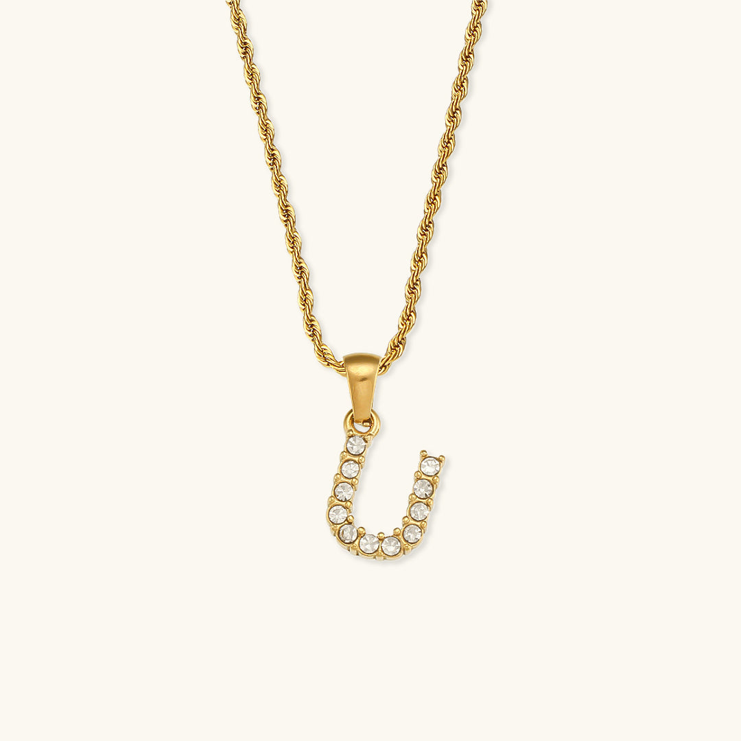 Initialer Diamantvedhæng fra Maeve