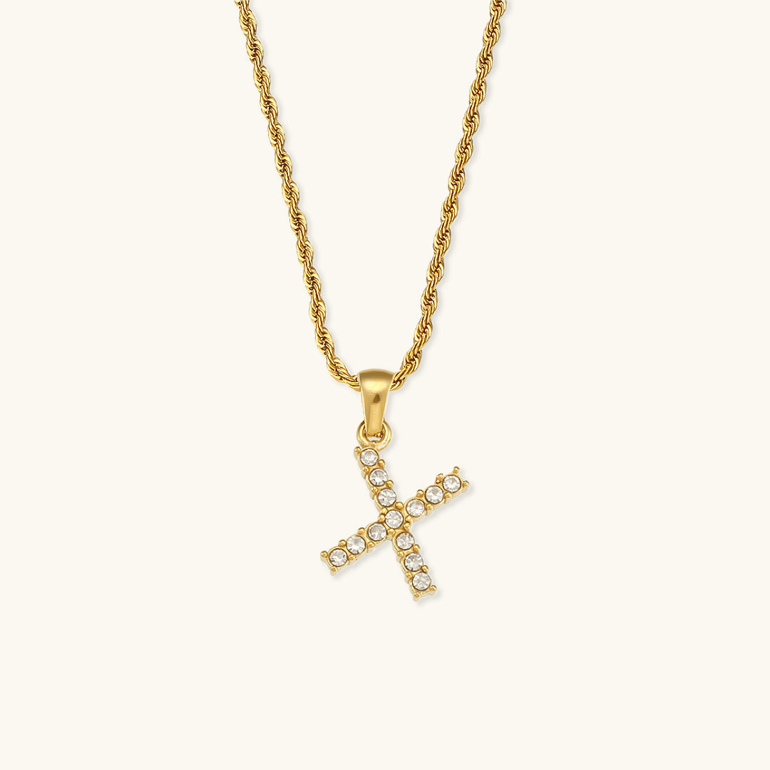 Initialer Diamantvedhæng fra Maeve