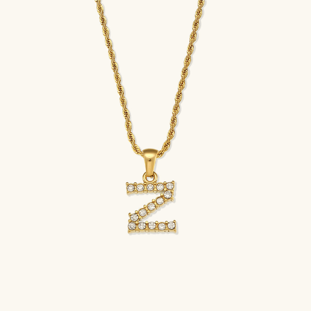 Initialer Diamantvedhæng fra Maeve