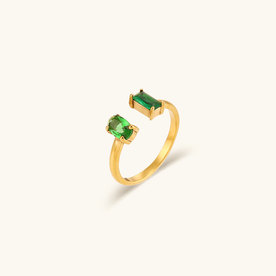 Fedilia Ring med Luksuriøse Ædelsten