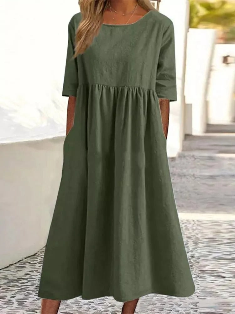 Anja™ - Magedekkende kjole