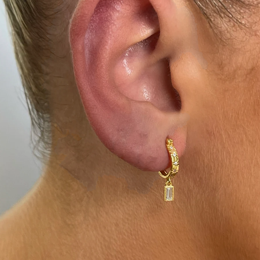 Cassidy Diamond Hoop Earrings