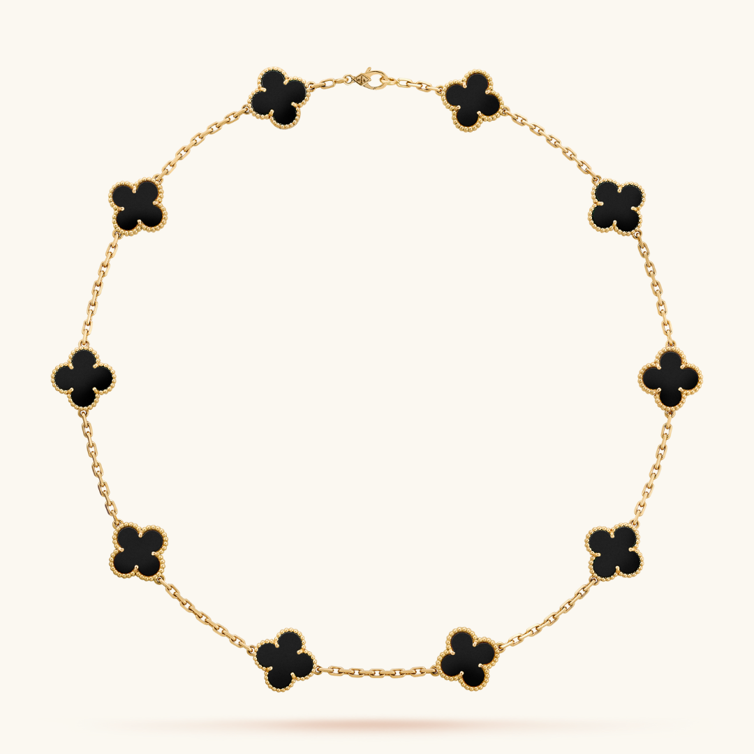 Elegant perlekæde med ti perler
