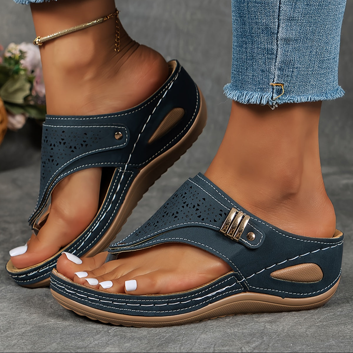 Aulikki™ | Elegante Kiilåkkersandaler for en Lett og Stilig Sommer
