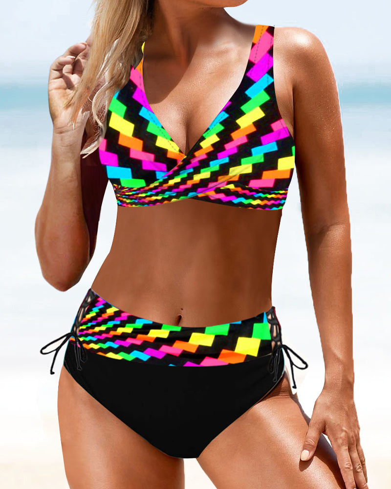 Eva - Fargerik bikini