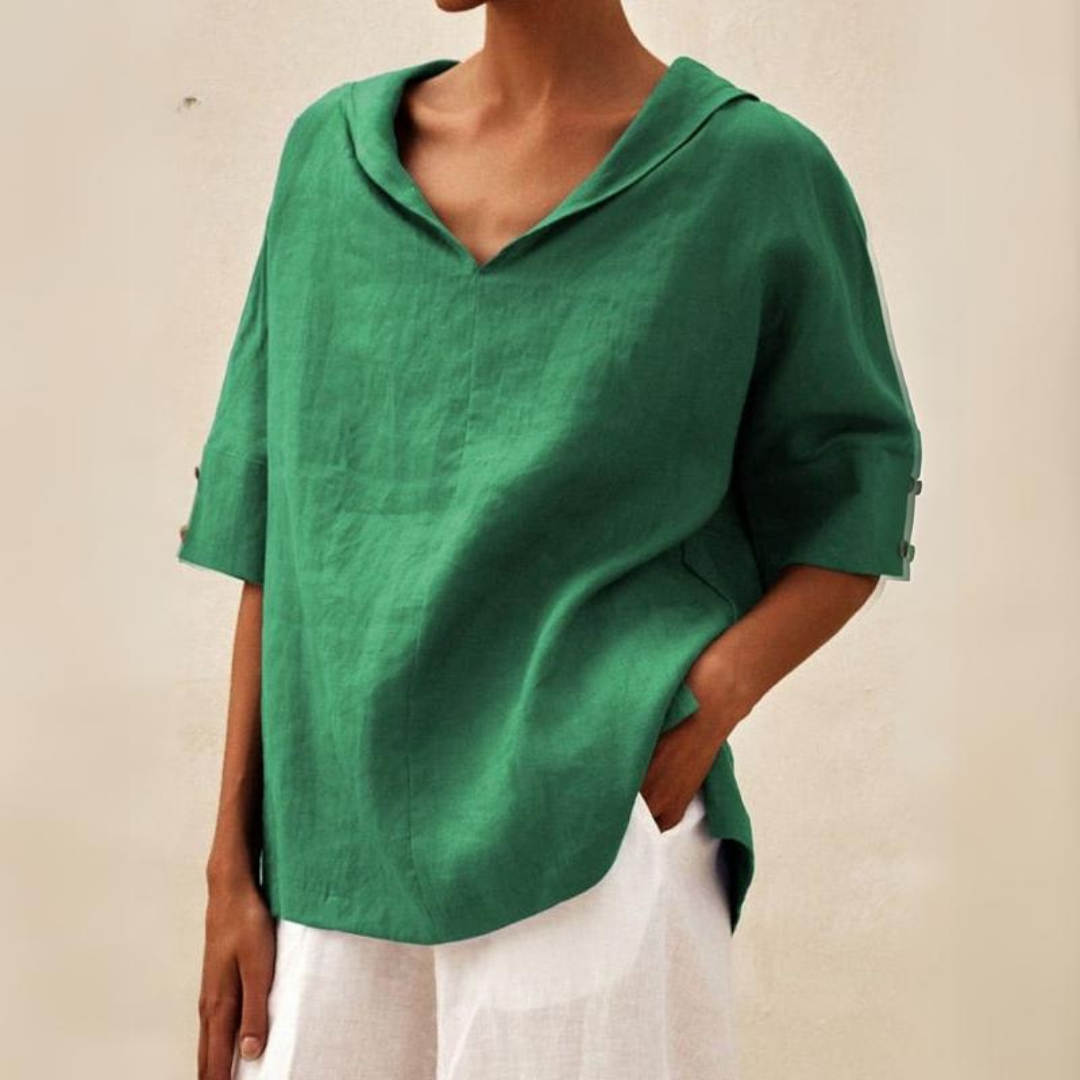 Eva™ | Løs Bluse med Loose Fit