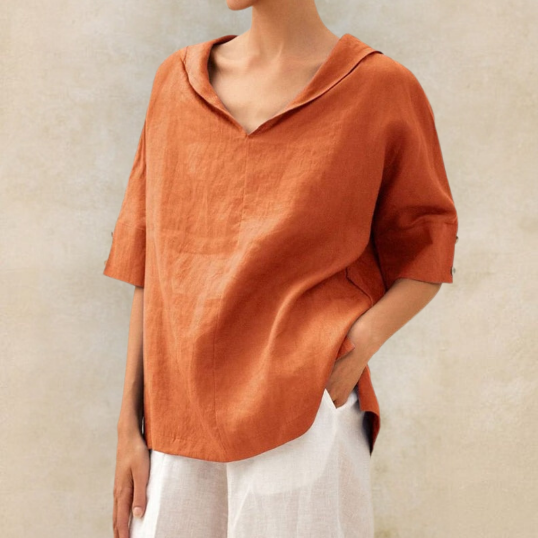 Eva™ | Løs Bluse med Loose Fit