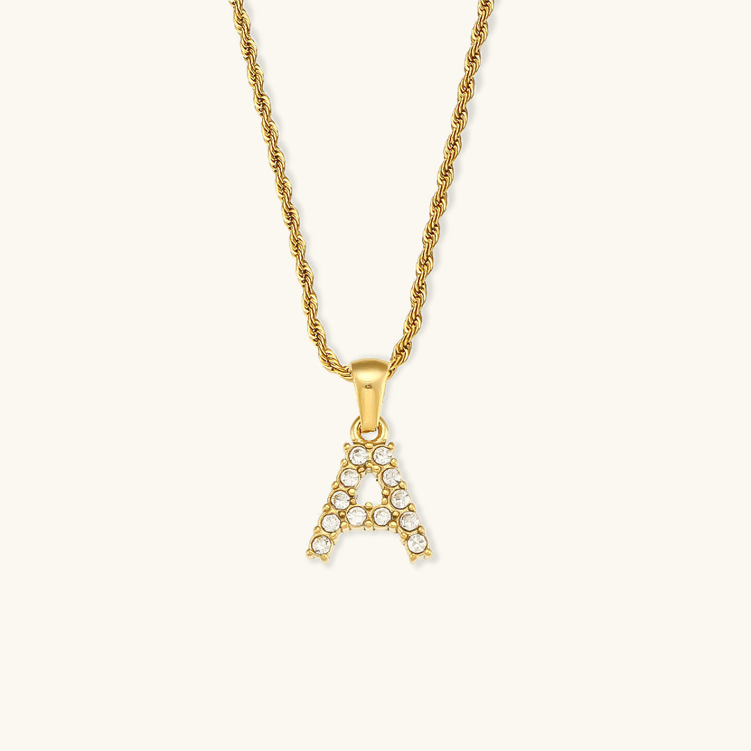 Initialer Diamantvedhæng fra Maeve