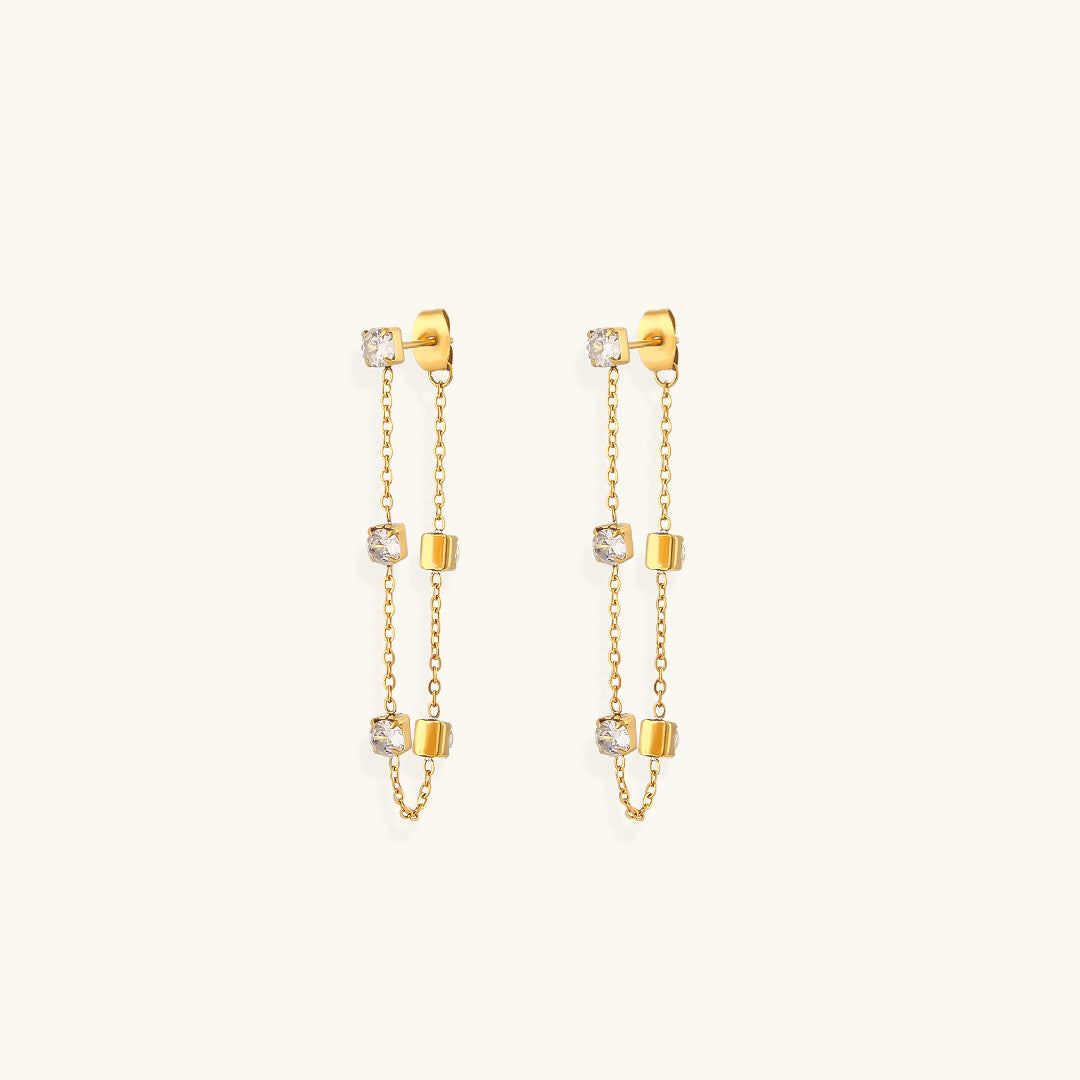 Iris Diamantøreringe" could be rewritten as "Iris Diamond Earrings.
