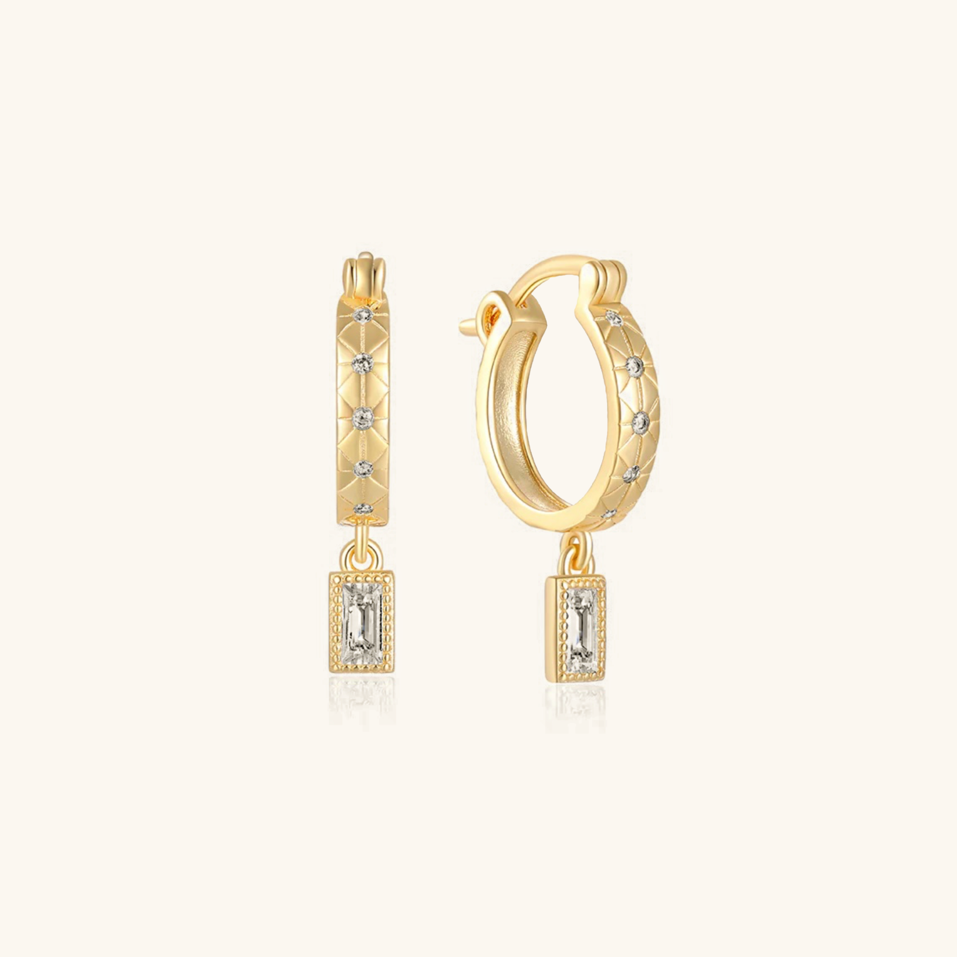 Cassidy Diamond Hoop Earrings