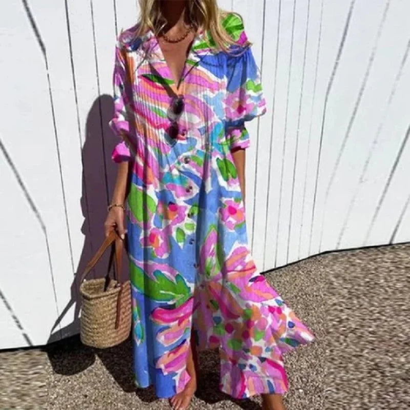 Jessy™ |  Luxe Boho Maxi Kjole