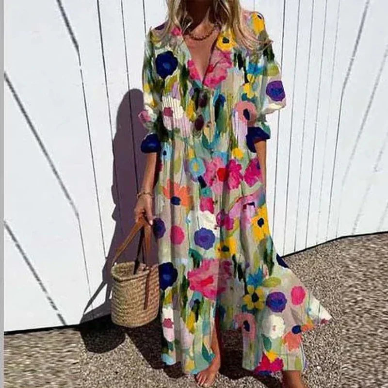 Jessy™ |  Luxe Boho Maxi Kjole