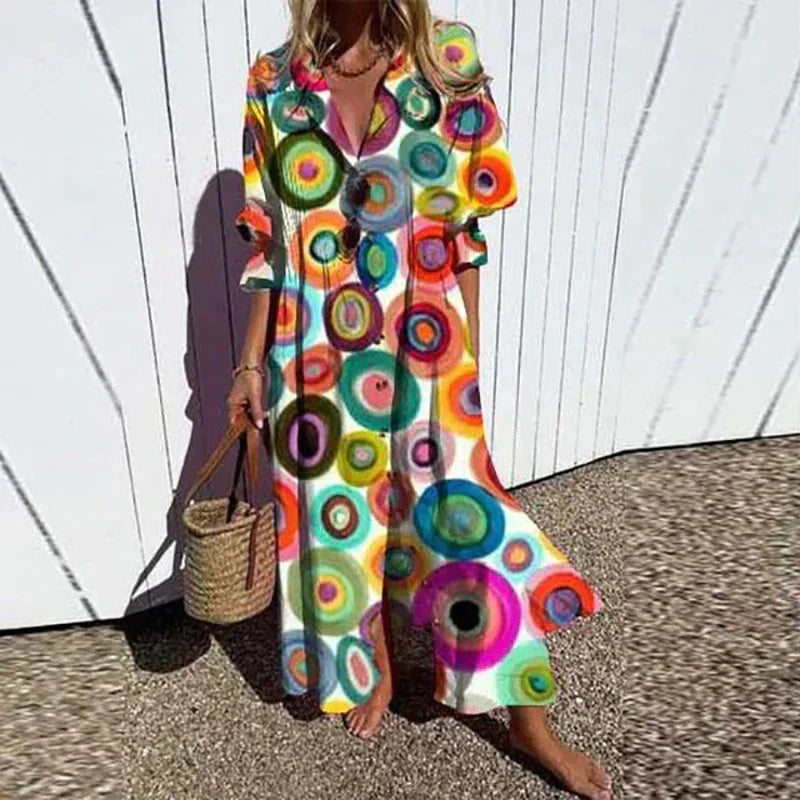 Jessy™ |  Luxe Boho Maxi Kjole
