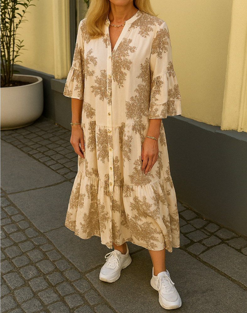 Carina™ | Elegant Kjole med V-hals