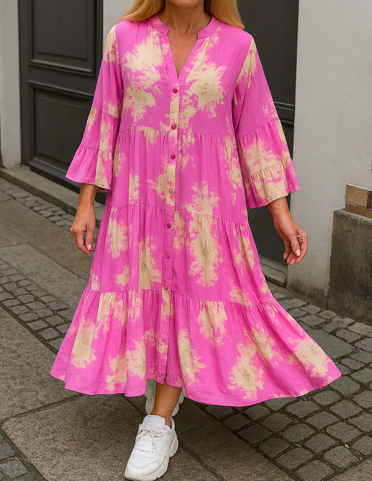 Carina™ | Elegant Kjole med V-hals