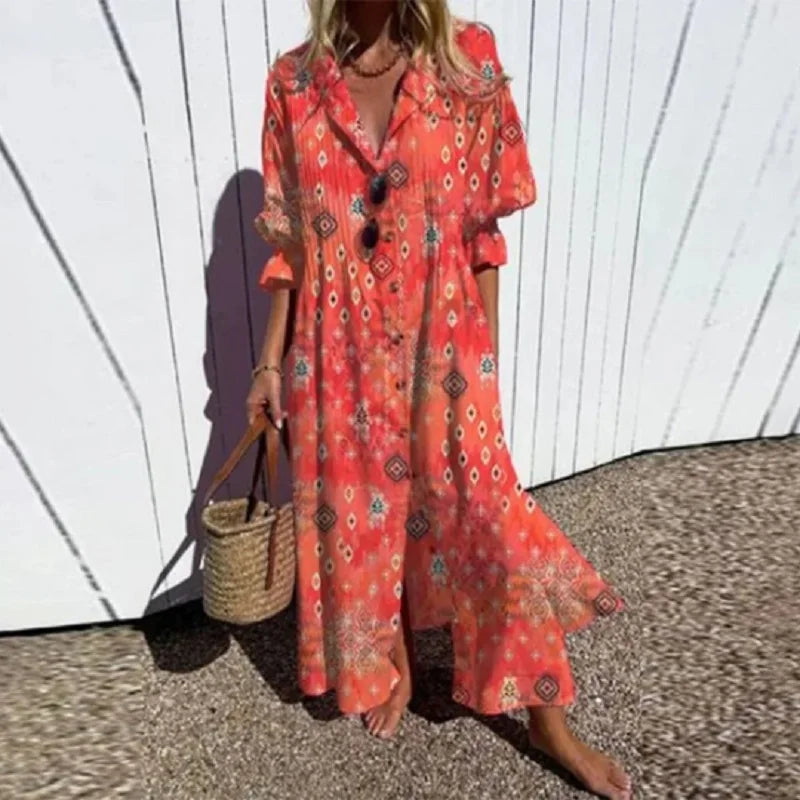 Jessy™ |  Luxe Boho Maxi Kjole