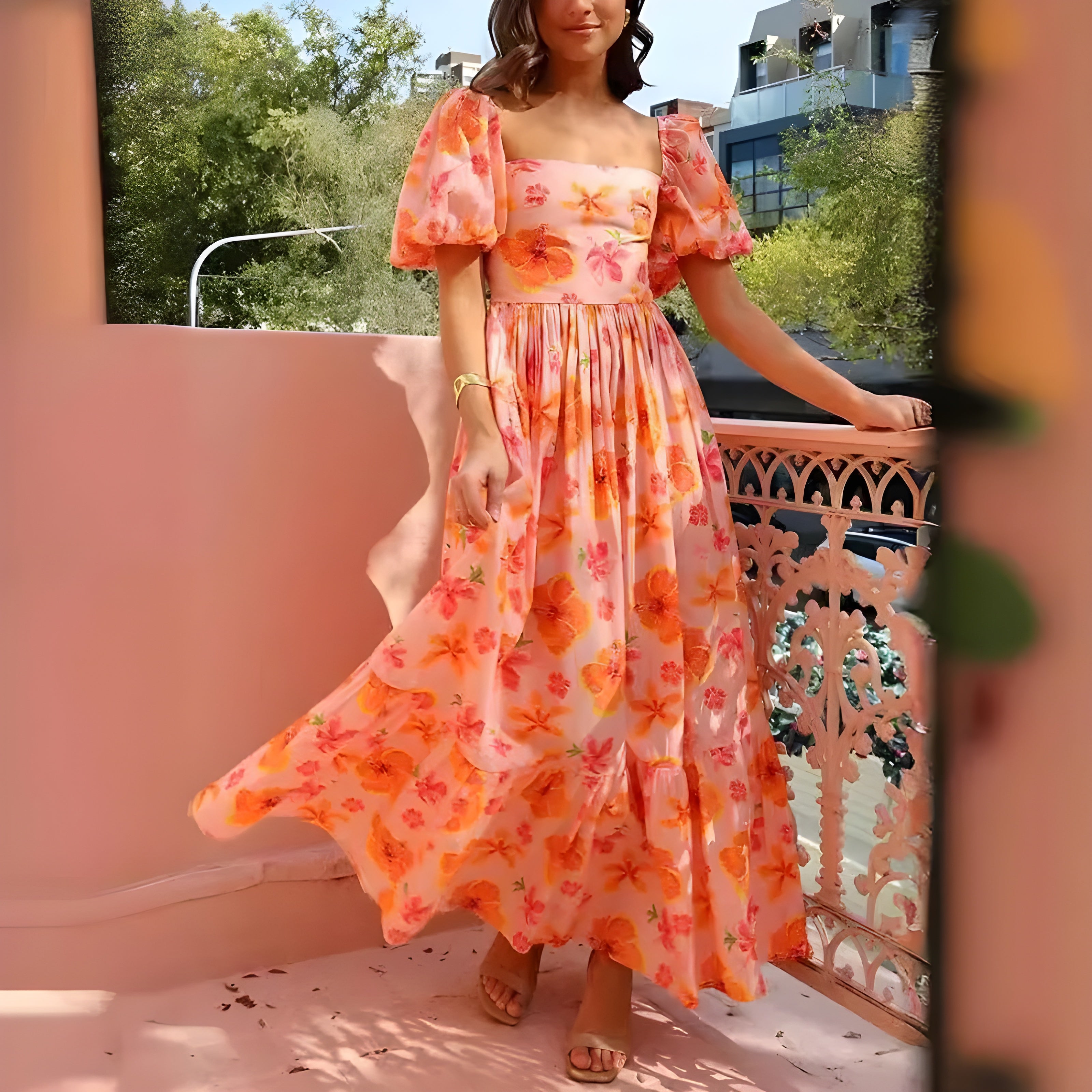 Dagfrid™ | Elegante Maxi-Jurk med Flatterende Snitt og Sommerlig Komfort
