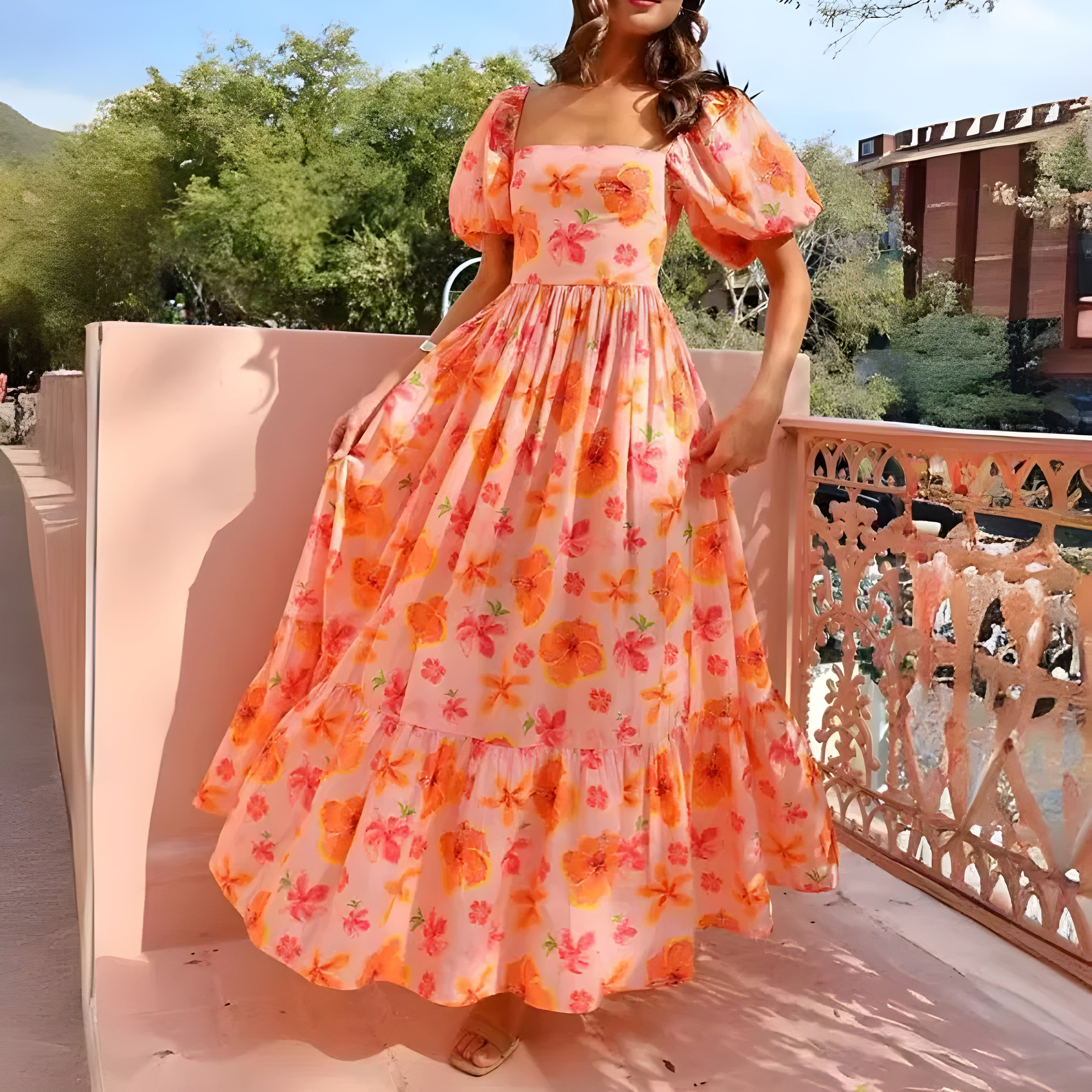 Dagfrid™ | Elegante Maxi-Jurk med Flatterende Snitt og Sommerlig Komfort