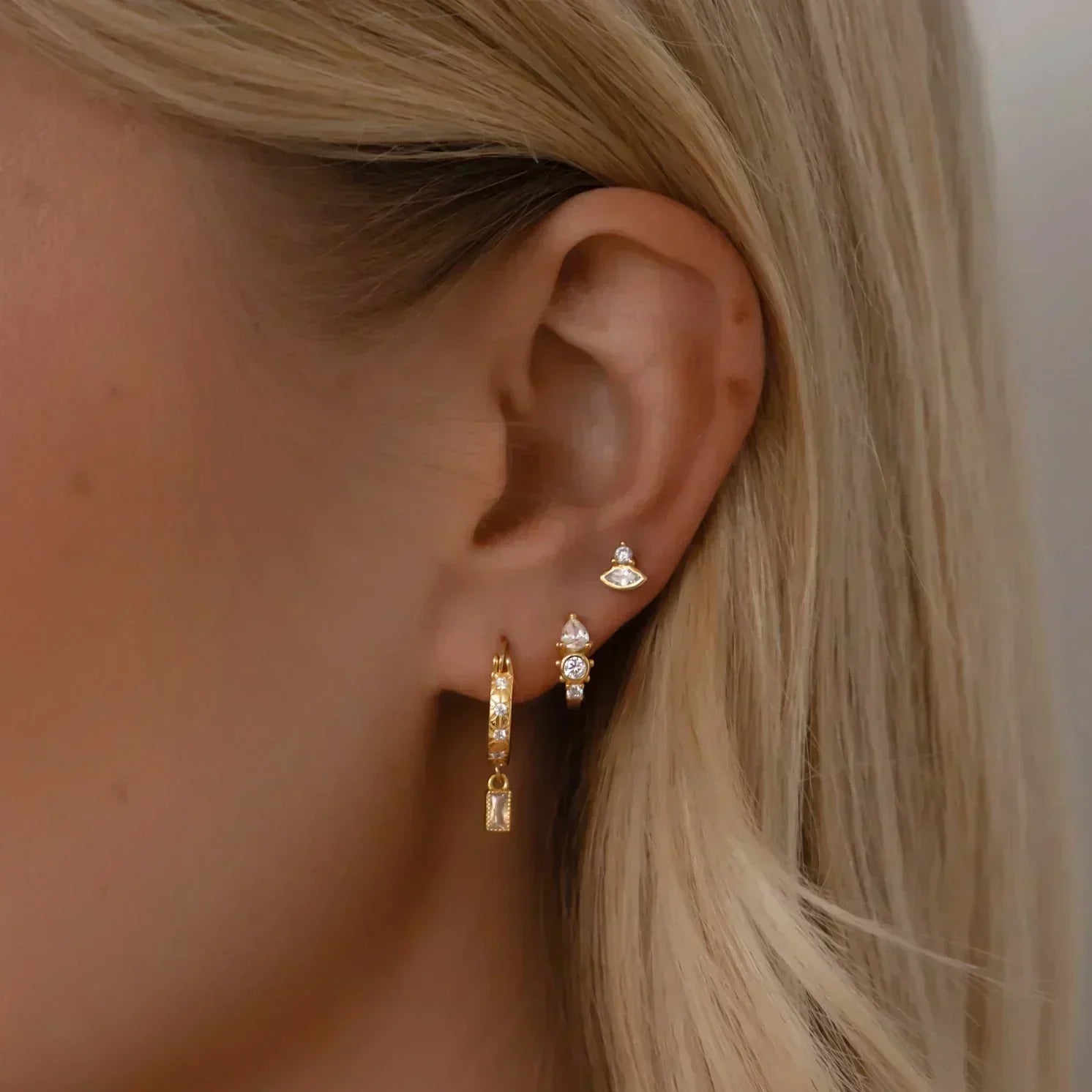 Cassidy Diamond Hoop Earrings