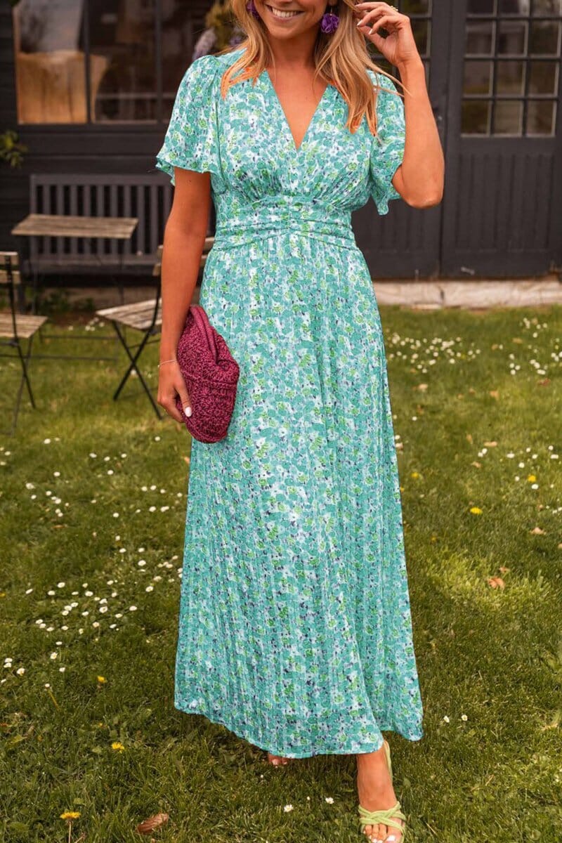 Sigrid™ | Elegant Maxi-kjole med V-hals