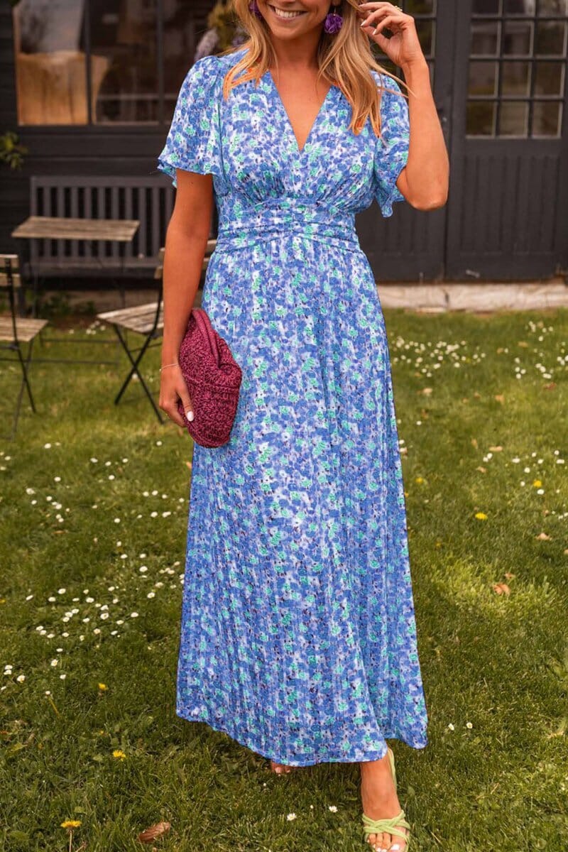 Sigrid™ | Elegant Maxi-kjole med V-hals