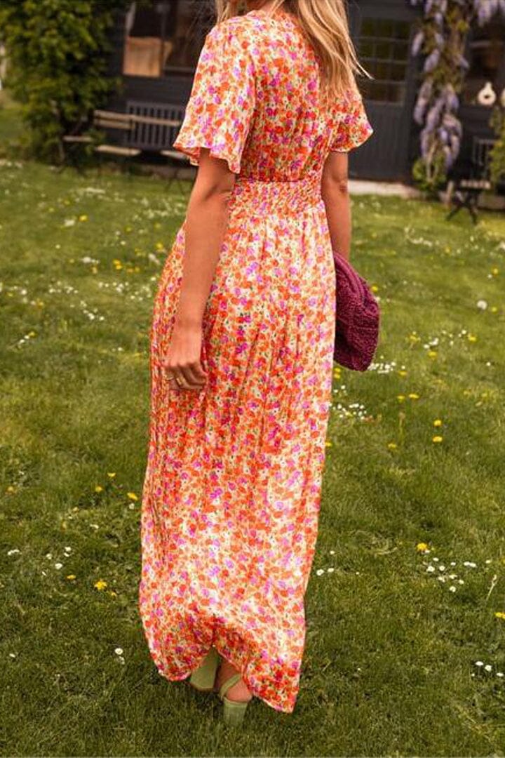 Sigrid™ | Elegant Maxi-kjole med V-hals